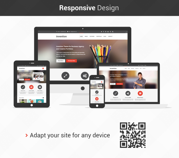Invention - Responsive HTML5 Template - 4